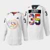 men penguins tristan jarry 2022 rainbow pride warmup white jersey