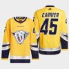 men predators alexandre carrier 2022 authentic primegreen reverse retro 2.0 yellow jersey