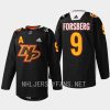 men predators filip forsberg 2023 kente inspired sweater black history month black jersey