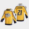 men predators nick cousins authentic reverse retro gold jersey