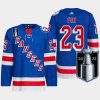 men rangers adam fox authentic pro 2022 stanley cup playoffs royal jersey