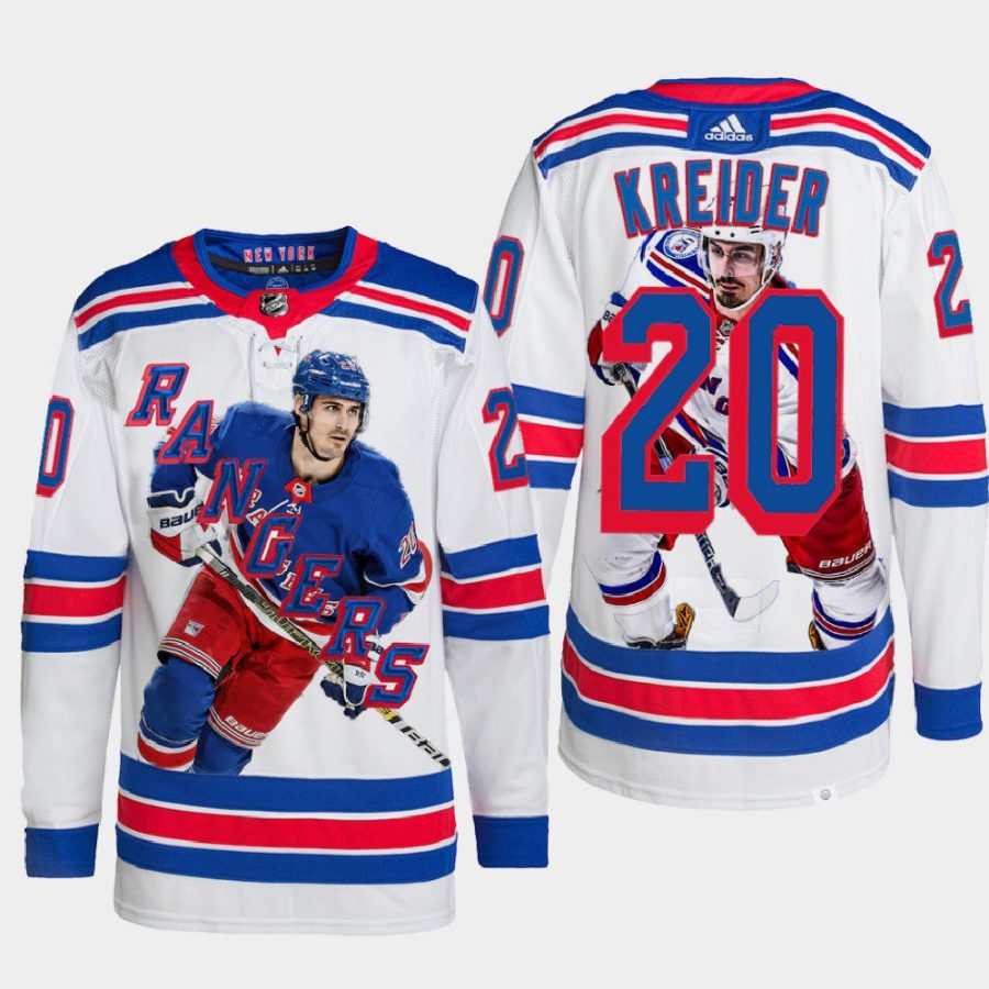 men rangers chris kreider special 2022 playoffs impact player white jersey