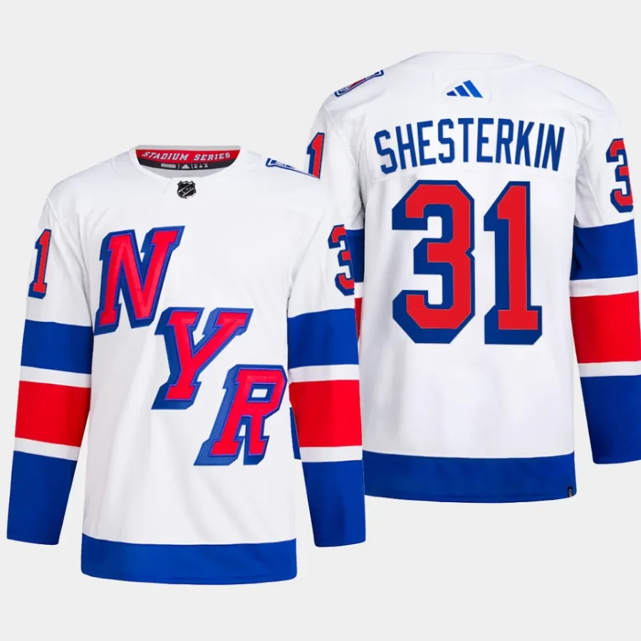 men rangers igor shesterkin authentic player 2024 nhl stadium series primegreen white jersey