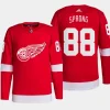 men red wings daniel sprong primegreen home authentic pro red jersey