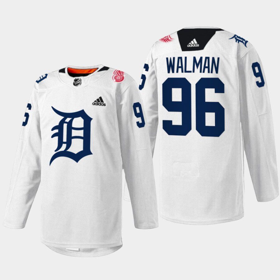 men red wings jake walman 2023 lca specialty drw tigers night white jersey