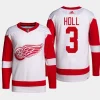 men red wings justin holl authentic pro away primegreen white jersey