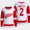 men red wings olli maatta away primegreen authentic white jersey