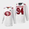 men sharks alexander barabanov 2022 specialty warm up 49er mash up white jersey