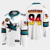 men sharks alexander barabanov germany challenge 2022 nhl global series white jersey