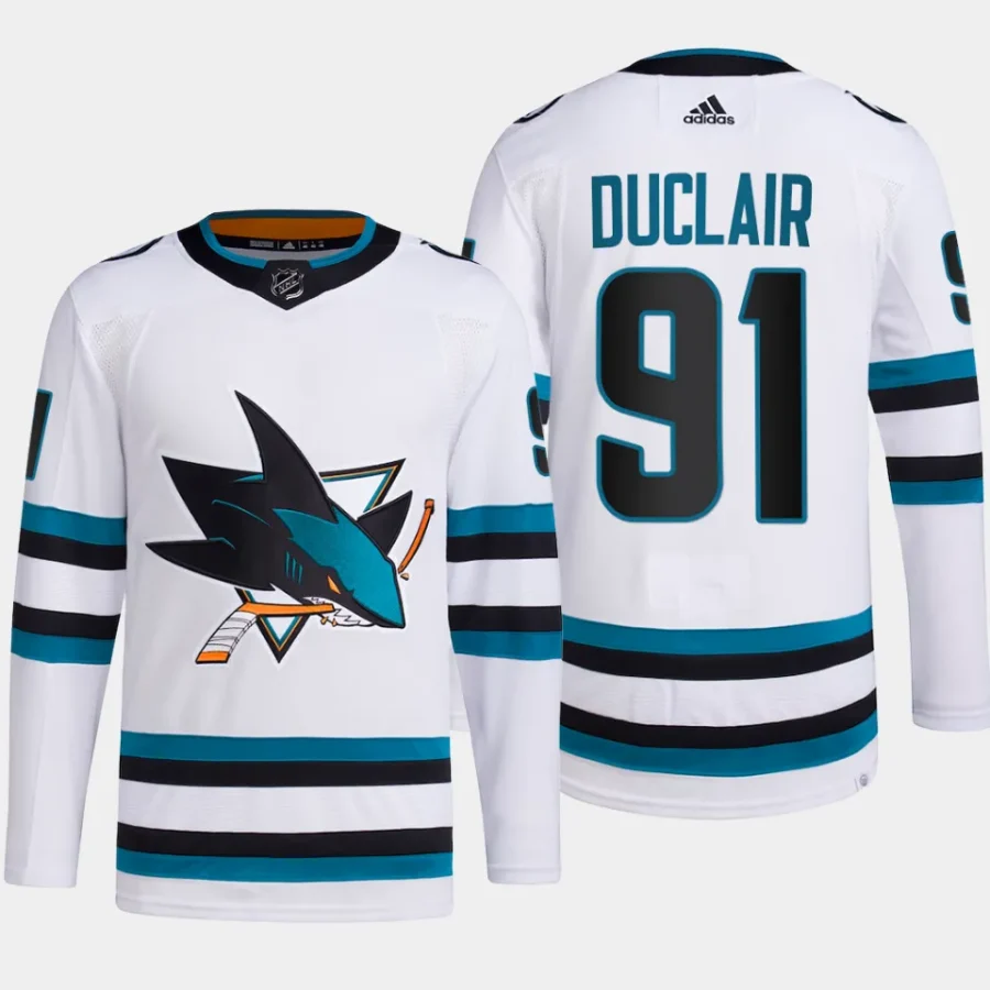 men sharks anthony duclair authentic pro away primegreen white jersey