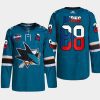 men sharks brent burns czech republic challenge 2022 nhl global series teal jersey