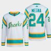 men sharks jaycob megna 2022 authentic primegreen reverse retro 2.0 white jersey