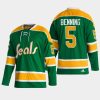 men sharks matt benning 2022 23 authentic reverse retro 2.0 green jersey