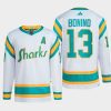 men sharks nick bonino 2022 authentic primegreen reverse retro 2.0 white jersey