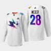 men sharks timo meier hockeyisforeveryone pride night 2022 white jersey