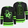 men stars sam steel authentic pro alternate primegreen black jersey