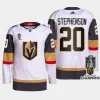 men vgk chandler stephenson men authentic away 2023 stanley cup champions white jersey