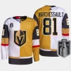 men vgk jonathan marchessault split edition 2023 western conference champions white gold jersey