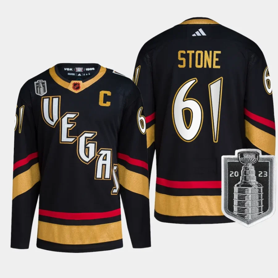 men vgk mark stone reverse retro 2023 western conference champions black jersey