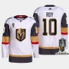 men vgk nicolas roy men authentic away 2023 stanley cup champions white jersey