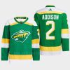 men wild calen addison 2022 authentic pro reverse retro 2.0 green jersey