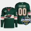 men wild custom authentic 2023 nhl global series sweden green jersey