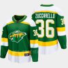 minnesota wild mats zuccarello special edition 2.0 2022 breakaway retro jersey green