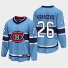 montreal canadiens johnathan kovacevic special edition 2.0 2022 breakaway player retro jersey blue