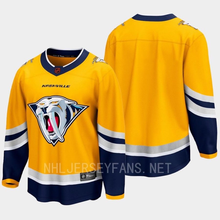 nashville predators blank special edition 2.0 2022 breakaway retro jersey yellow