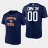 oilers custom navy wheelhouse reverse retro 2.0 t shirt