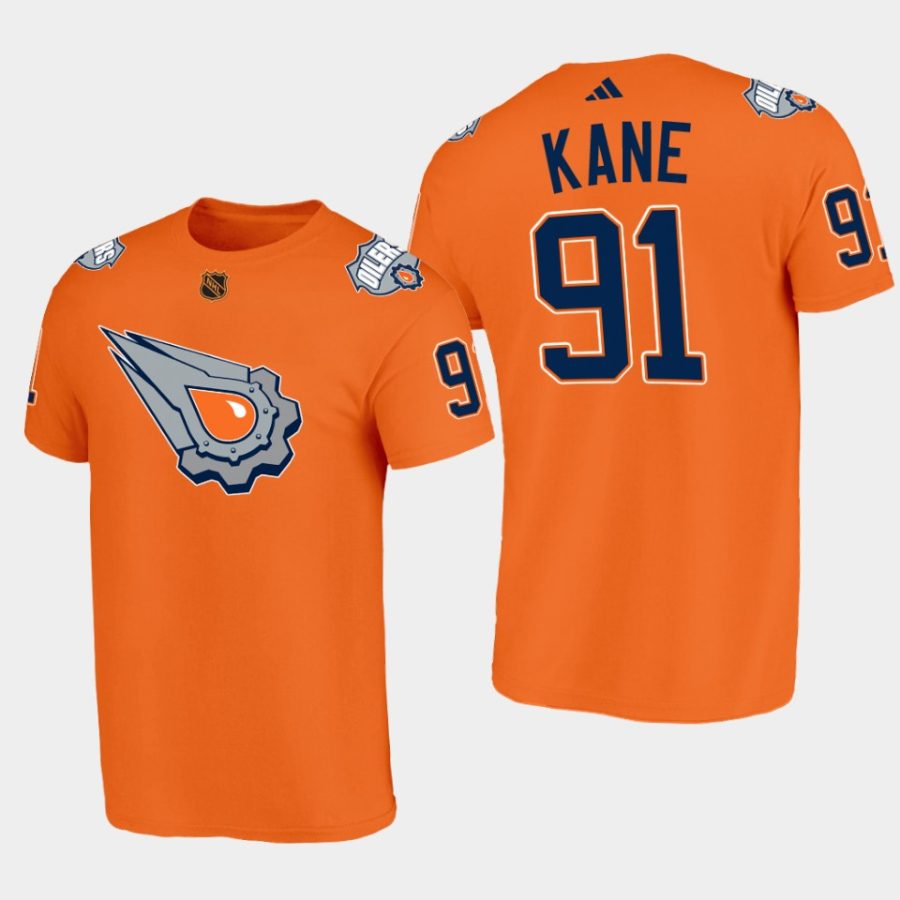 oilers evander kane orange special edition reverse retro 2.0 t shirt