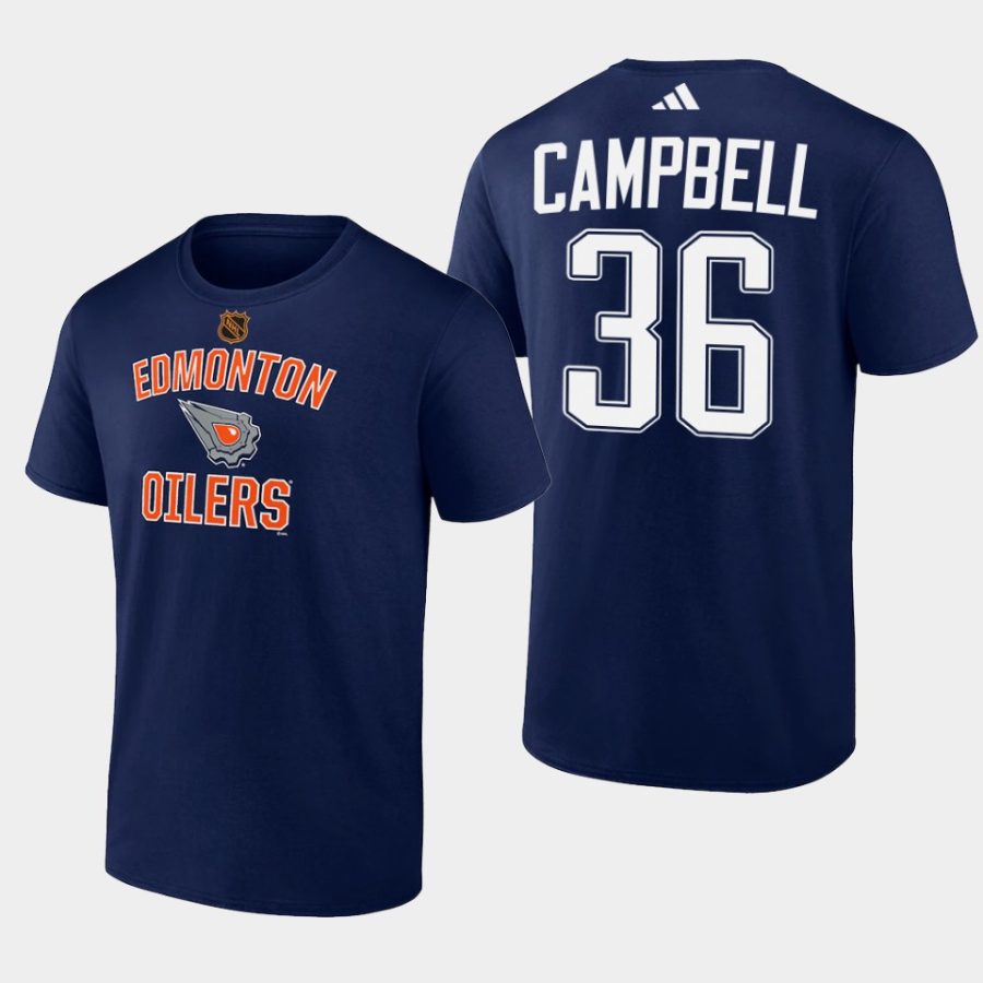 oilers jack campbell navy wheelhouse reverse retro 2.0 t shirt