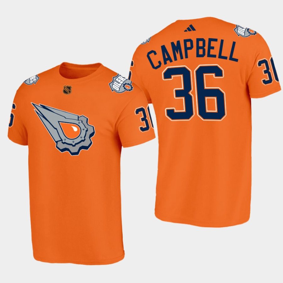 oilers jack campbell orange special edition reverse retro 2.0 t shirt