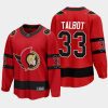 ottawa senators cam talbot special edition 2022 reverse retro jersey red