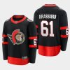 ottawa senators derick brassard home breakaway player jersey black