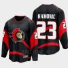 ottawa senators travis hamonic special edition 2.0 2022 breakaway player retro jersey black