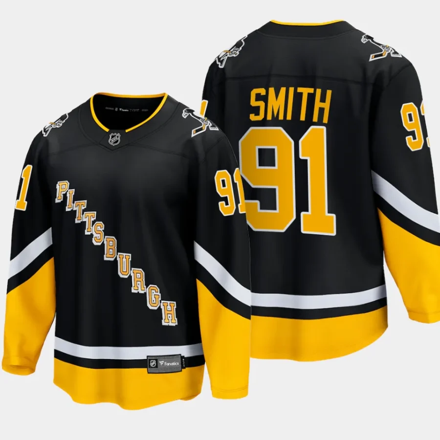 pittsburgh penguins reilly smith alternate breakaway player jersey black