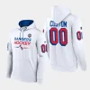 rangers custom white 2024 nhl stadium series authentic pro hoodie