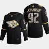 ryan johansen predators black 2022 stanley cup playoffs diamond edition authentic jersey