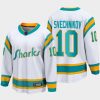 san jose sharks evgeny svechnikov special edition 2.0 2022 breakaway player retro jersey white