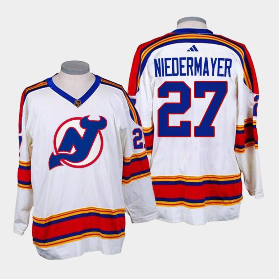 scott niedermayer devils white 2022 23reverse retro 2.0 replica jersey