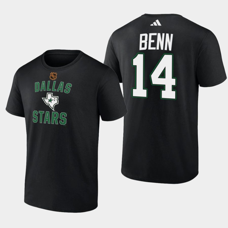 stars jamie benn black wheelhouse reverse retro 2.0 t shirt