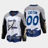 tampa bay lightning custom special edition 2.0 2022 breakaway retro jersey white