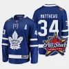 toronto maple leafs auston matthews 2024 nhl all star patch home breakaway player jersey royal