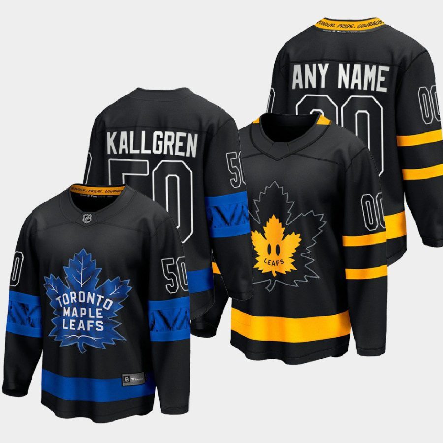 toronto maple leafs erik kallgren alternate 2022 drew house jersey black