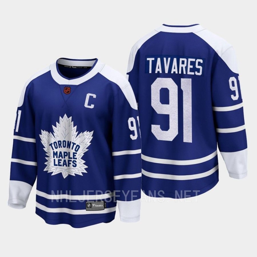 toronto maple leafs john tavares special edition 2.0 2022 breakaway retro jersey blue