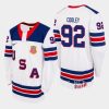 usa logan cooley 2023 iihf world junior championship jersey white