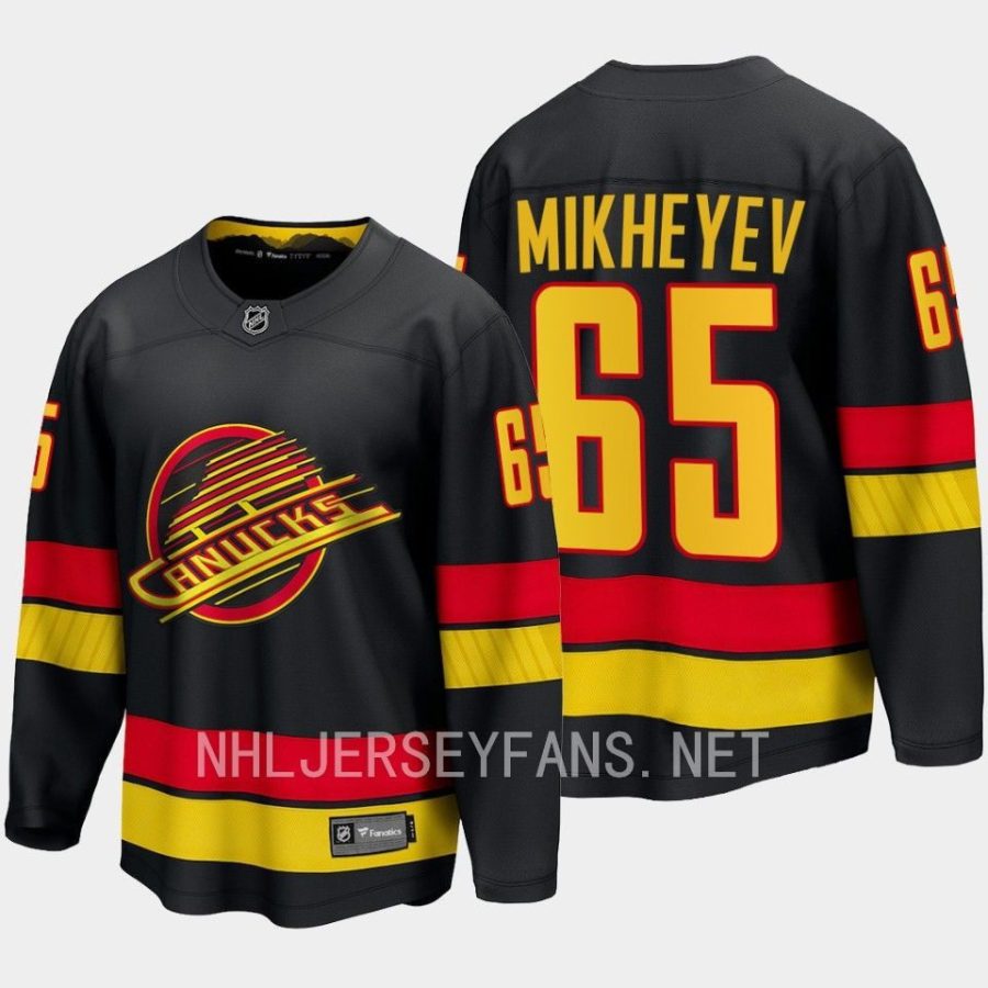 vancouver canucks ilya mikheyev alternate 2023 24 breakaway player jersey black