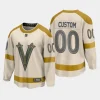 vegas golden knights custom 2024 nhl winter classic breakaway player jersey cream