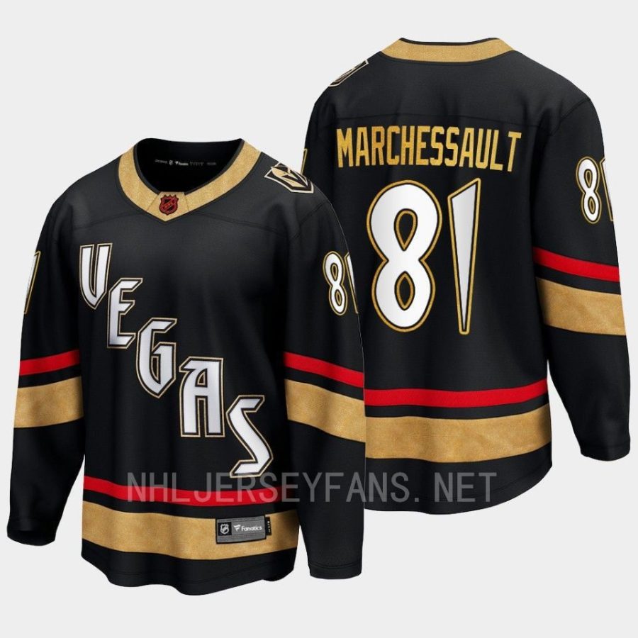 vegas golden knights jonathan marchessault special edition 2.0 2022 breakaway player retro jersey black